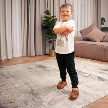 NORTY Size 9 Moccasin Slippers for Kids - Suede Comfort