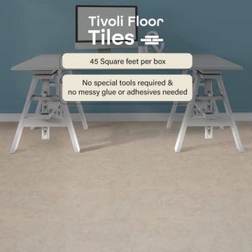 Tivoli Self Adhesive Vinyl Floor Tiles - Easy DIY Flooring