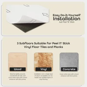 Tivoli Self Adhesive Vinyl Floor Tiles - Easy DIY Flooring