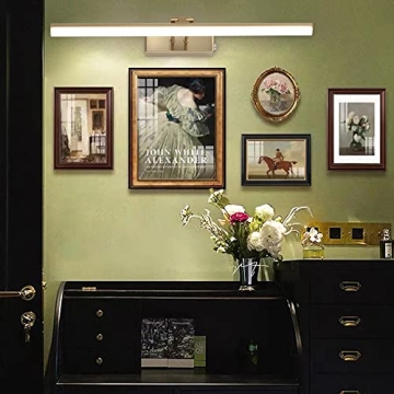 HOWMZON 350LM Wireless Brass Picture Light with Remote