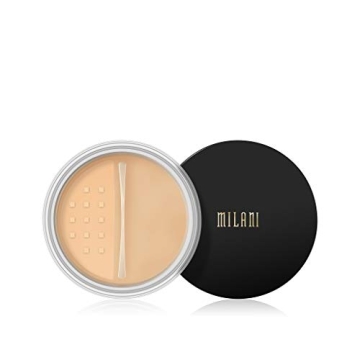 Milani Make It Last Setting Powder - Translucent Banana (0.12 Ounce) Cruelty-Free Mattifying Face Po...
