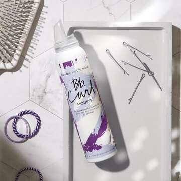 Bumble and bumble. Curl Hair Mousse | Anti Frizz | For Touchable Curls with Lift | Curly, Wavy | With Jojaba Oil, Avocado Oil + Coconut Oil | Standard Size, 5 Ounce