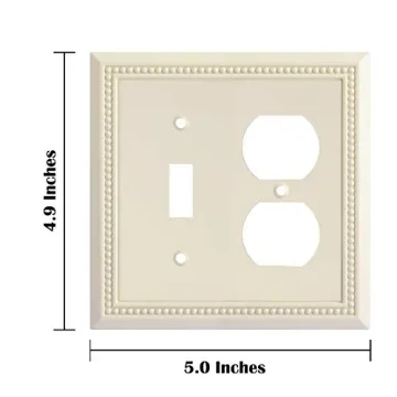 Stylish Light Almond Wall Plate for Elegant Interiors