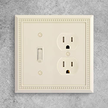Stylish Light Almond Wall Plate for Elegant Interiors