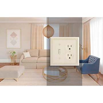 Stylish Light Almond Wall Plate for Elegant Interiors