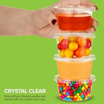 4 oz Compostable Condiment Cups - Eco-Friendly & Versatile