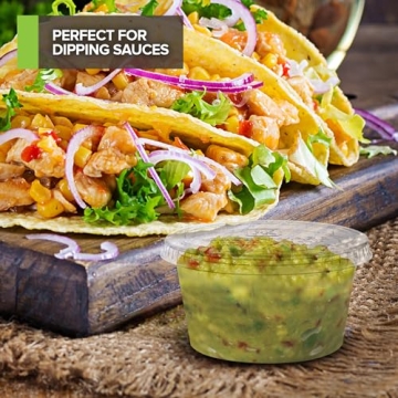 4 oz Compostable Condiment Cups - Eco-Friendly & Versatile