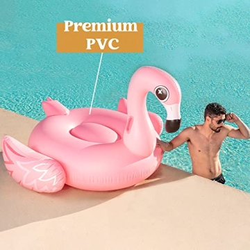 Giant Flamingo Pool Float - Summer Fun for Everyone!
