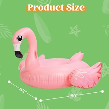Giant Flamingo Pool Float - Summer Fun for Everyone!