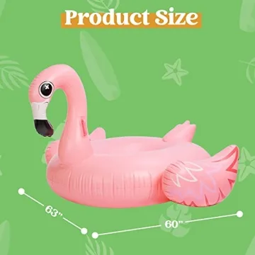 Giant Flamingo Pool Float - Summer Fun for Everyone!