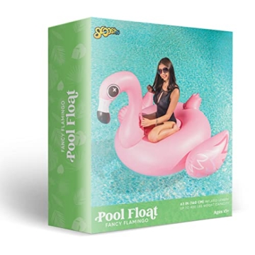 Giant Flamingo Pool Float - Summer Fun for Everyone!