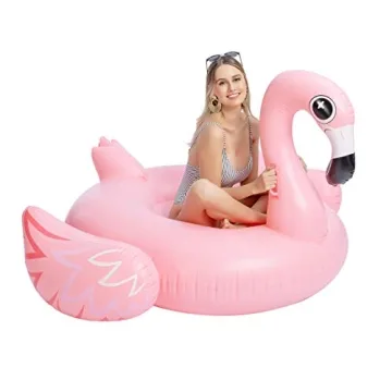 Giant Flamingo Pool Float - Summer Fun for Everyone!