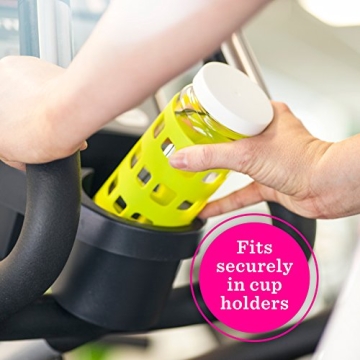 Durable Silicone Glass Water Bottle Sleeves 6-Pack