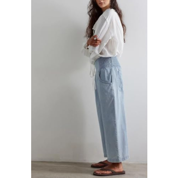 YEXPINE Baggy Cropped Harem Jeans - Comfortable & Stylish