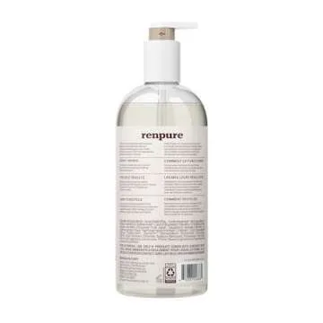 Renpure Plant Based Coconut and Vitamin E Moisturize and Replenish Shampoo - Ideal for Lifeless Hair...