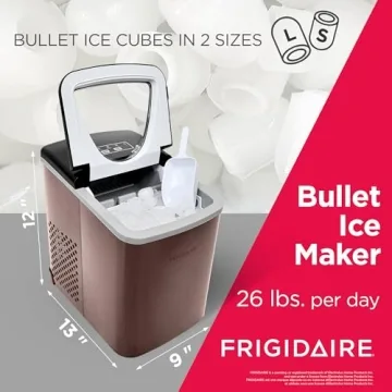 Countertop Ice Maker - 26 lb Capacity, Portable Design