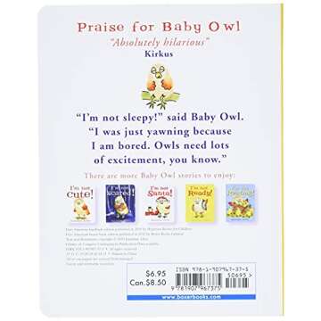 I'm Not Sleepy! (Baby Owl) - A Gentle Bedtime Story for Toddlers