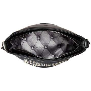 Betsey Johnson Pearl Bow Bucket Bag, black