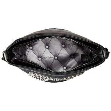 Betsey Johnson Pearl Bow Bucket Bag, black