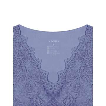 REORIA Womens Summer Tops Sexy V-Neck Sleeveless Double Lined Fashion Going Out Y2K Tank Tops Trendy Lace Slimming Crop Tops for Teen Girls Blue Nova Medium