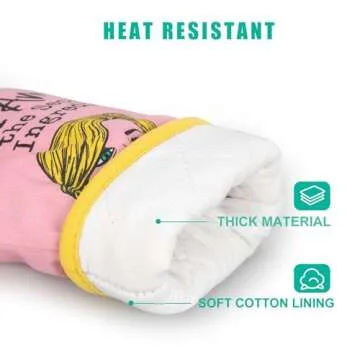 Miracu Funny Oven Mitts - Perfect Baking Gifts for Women