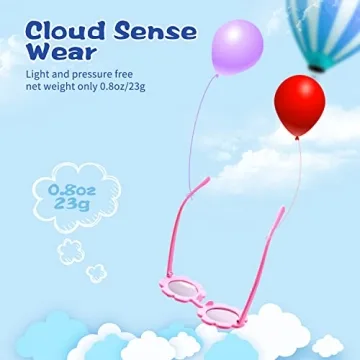 Kids Flower Sunglasses Set - Colorful & Fun