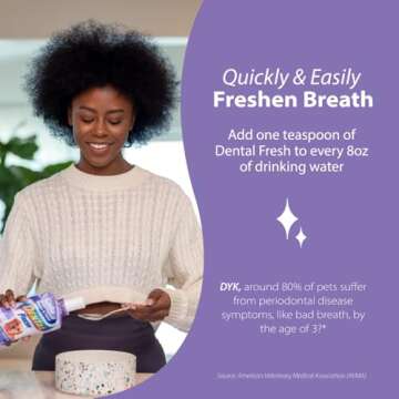 Dental Fresh Advanced 8oz Dog Breath Freshener Water Additive