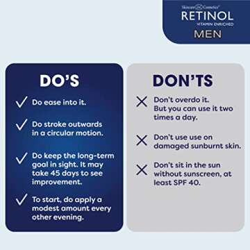 Retinol Men’s Charcoal Blackhead Remover – The Original Anti-Aging Peel-Off Cleansing Pore Strips – Unclogs Pores & Lifts Out Deep-Down Dirt, Oil & Blackheads In Just 10 Minutes