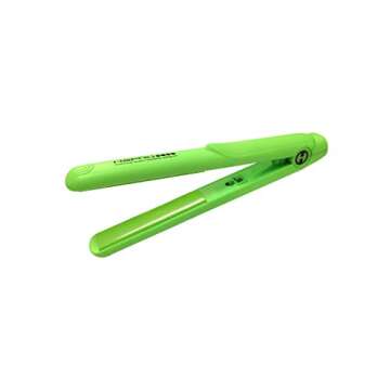H2PRO Beauty Life Professional Silk Styling Mini (8" inch) Iron Color Green