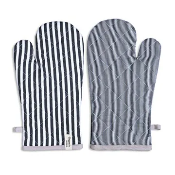 AMOUR INFINI Cotton Oven Mitts: Heat Resistant & Stylish Kitchen Essential