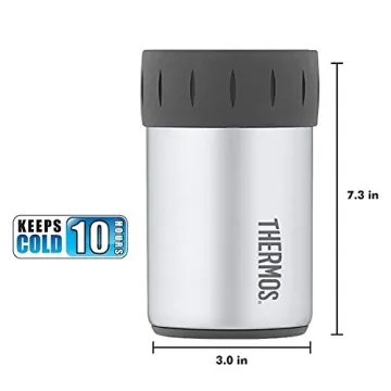 THERMOS Stainless Steel Can Insulator for Cold Drinks