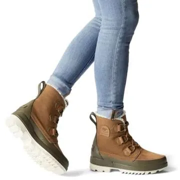 Sorel Women's Tivoli IV Waterproof Boots - Velvet Tan, Olive Green - Size 9