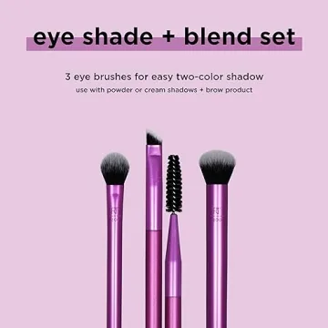 Eye Shade & Blend Brush Trio - Vegan Makeup Tools