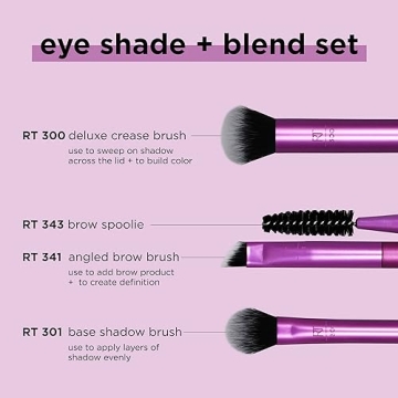 Eye Shade & Blend Brush Trio - Vegan Makeup Tools