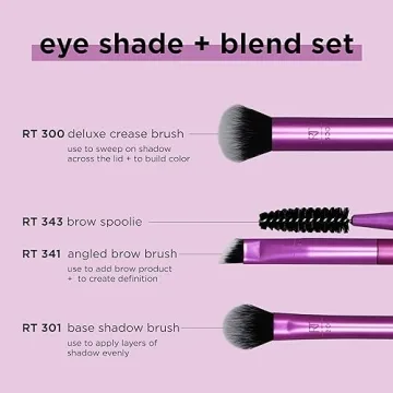Eye Shade & Blend Brush Trio - Vegan Makeup Tools