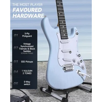 Complete Beginner Electric Guitar Kit with Amp
