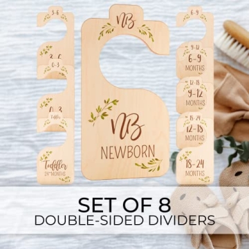 Wooden Closet Dividers for Babies - Organize with Style