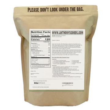 High Protein Anthony's Vital Wheat Gluten - 4 lb Vegan