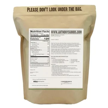 High Protein Anthony's Vital Wheat Gluten - 4 lb Vegan