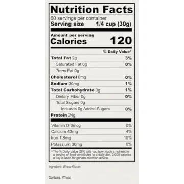 High Protein Anthony's Vital Wheat Gluten - 4 lb Vegan