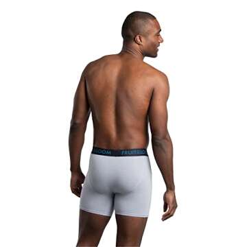 Comfortable Breathable Boxer Briefs for Men - 3-Pack