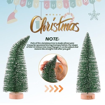 Miniature Christmas Trees Set for Festive Crafting