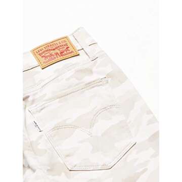 Levi's Women's 720 Hise Rise Super Skinny Crop Jeans, Hypersoft Tamburitza Neutral Camo, 27 (US 4)