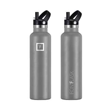 Durable Insulated Water Bottle with Versatile Lids