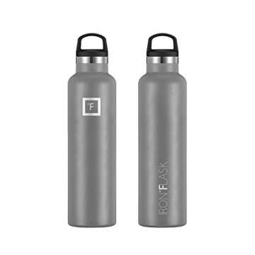 Durable Insulated Water Bottle with Versatile Lids