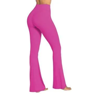 Sunzel Flare Leggings with Crossover Waistband and Tummy Control