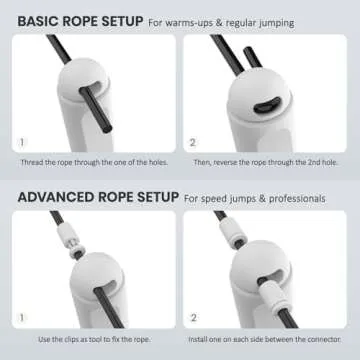 Jump Rope, multifun Speed Skipping Rope with Calorie Counter, Adjustable Digital Counting Jump Rope with Ball Bearings and Alarm Reminder for Fitness, Crossfit, Exercise, Workout, Boxing, MMA, Gym