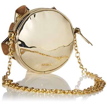 Betsey Johnson Wrap Me Up Crossbody Bag, Gold