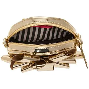 Betsey Johnson Wrap Me Up Crossbody Bag, Gold