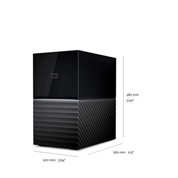 WD 8TB My Book Duo Desktop RAID External Hard Drive - USB 3.1 - WDBFBE0080JBK-NESN (Renewed)